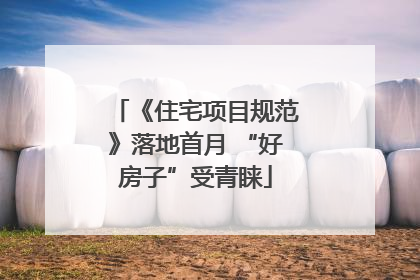 《住宅项目规范》落地首月 “好房子”受青睐