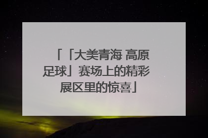 「大美青海 高原足球」赛场上的精彩 展区里的惊喜