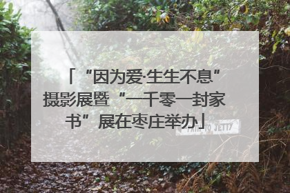 “因为爱·生生不息”摄影展暨“一千零一封家书”展在枣庄举办