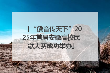 “徽音传天下”2025年首届安徽高校民歌大赛成功举办