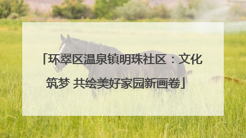 环翠区温泉镇明珠社区：文化筑梦 共绘美好家园新画卷