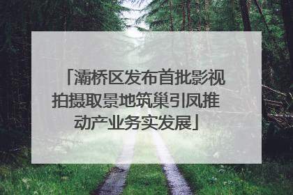 灞桥区发布首批影视拍摄取景地筑巢引凤推动产业务实发展
