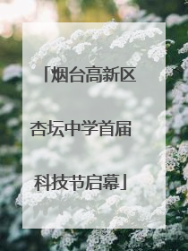 烟台高新区杏坛中学首届科技节启幕