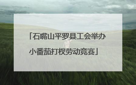石嘴山平罗县工会举办小番茄打杈劳动竞赛