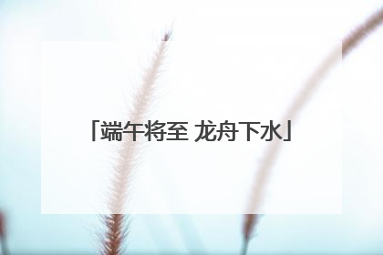 端午将至 龙舟下水