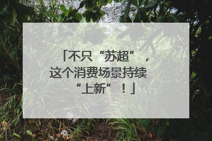 不只“苏超”，这个消费场景持续“上新”！