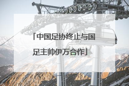 中国足协终止与国足主帅伊万合作