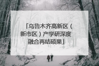 乌鲁木齐高新区（新市区）产学研深度融合再结硕果