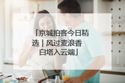 京城拍客今日精选｜风过麦浪香 白塔入云端