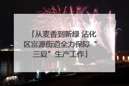从麦香到新绿 沾化区富源街道全力保障“三夏”生产工作