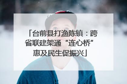 台前县打渔陈镇：跨省联建架通“连心桥” 惠及民生促振兴