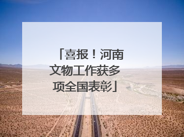 喜报！河南文物工作获多项全国表彰