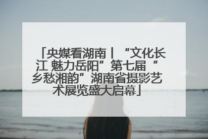 央媒看湖南丨“文化长江 魅力岳阳”第七届“乡愁湘韵”湖南省摄影艺术展览盛大启幕