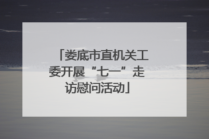 娄底市直机关工委开展“七一”走访慰问活动