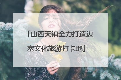 山西天镇全力打造边塞文化旅游打卡地
