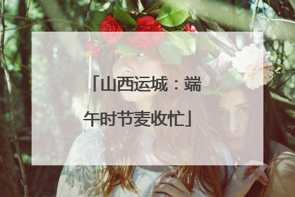 山西运城：端午时节麦收忙