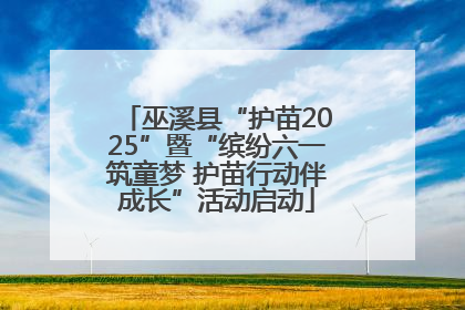 巫溪县“护苗2025”暨“缤纷六一筑童梦 护苗行动伴成长”活动启动