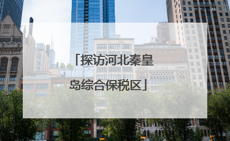 探访河北秦皇岛综合保税区