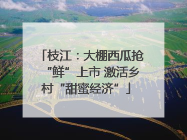 枝江：大棚西瓜抢“鲜”上市 激活乡村“甜蜜经济”