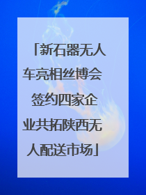 新石器无人车亮相丝博会 签约四家企业共拓陕西无人配送市场