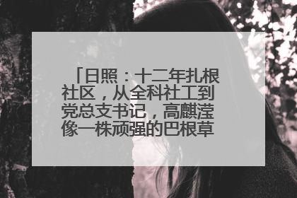 日照：十二年扎根社区，从全科社工到党总支书记，高麒滢像一株顽强的巴根草，把根深深扎进基层的土壤——“巴根草书记”的夏日叙事
