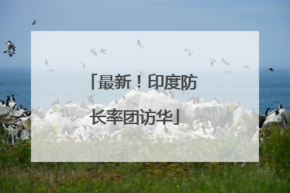 最新！印度防长率团访华