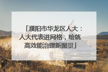 濮阳市华龙区人大：人大代表进网格，绘就高效能治理新图景