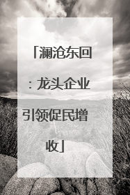 澜沧东回：龙头企业引领促民增收