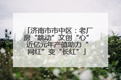 济南市市中区：老厂房“跳动”文创“心” 近亿元年产值助力“网红”变“长红”