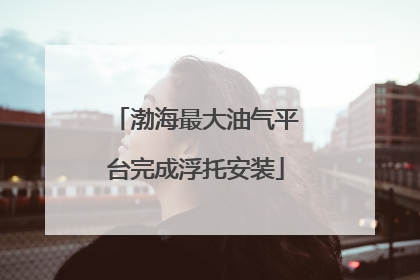 渤海最大油气平台完成浮托安装