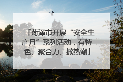 菏泽市开展“安全生产月”系列活动，有特色、聚合力、掀热潮