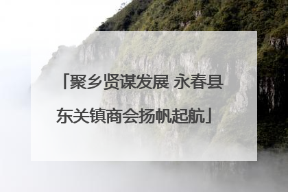 聚乡贤谋发展 永春县东关镇商会扬帆起航
