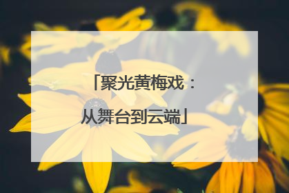 聚光黄梅戏：从舞台到云端