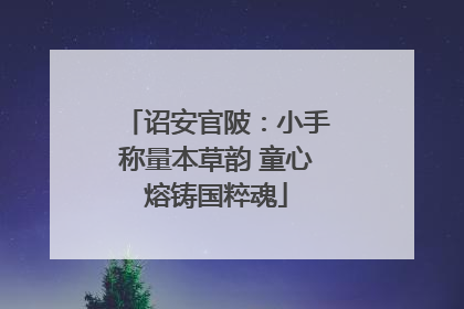 诏安官陂：小手称量本草韵 童心熔铸国粹魂