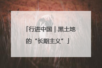 行进中国｜黑土地的“长期主义”