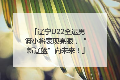 辽宁U22全运男篮小将表现亮眼，“新辽篮”向未来！