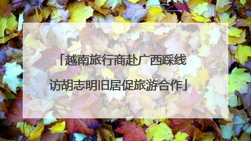 越南旅行商赴广西踩线 访胡志明旧居促旅游合作