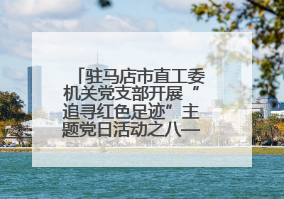 驻马店市直工委机关党支部开展“追寻红色足迹”主题党日活动之八——鏖战独树镇