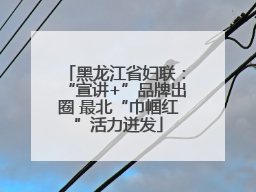 黑龙江省妇联：“宣讲+”品牌出圈 最北“巾帼红”活力迸发