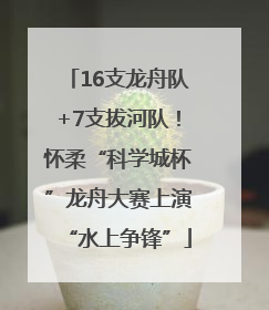 16支龙舟队+7支拔河队！怀柔“科学城杯”龙舟大赛上演“水上争锋”