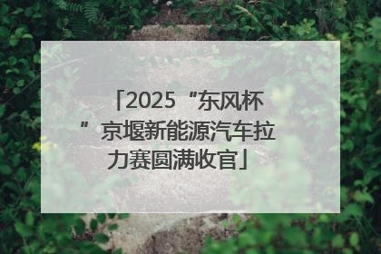 2025“东风杯”京堰新能源汽车拉力赛圆满收官