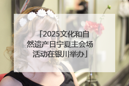 2025文化和自然遗产日宁夏主会场活动在银川举办